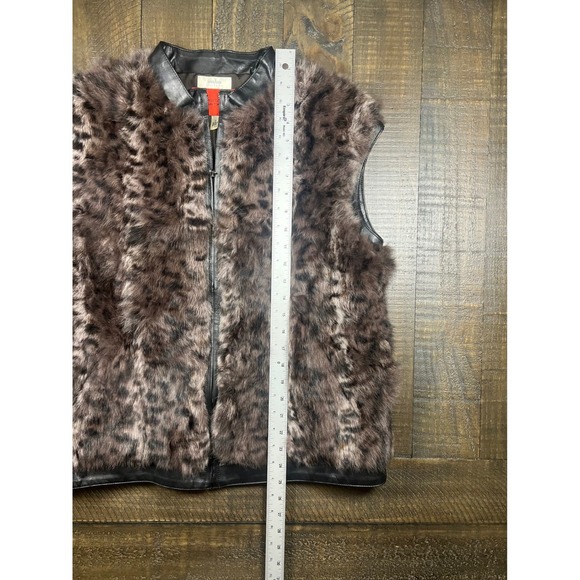 Vintage Neiman Marcus X Annabelle Exclusive, Rabbit Fur Vest, Size Large - Picture 3 of 8